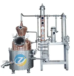 ZJ Novo Artesanato 150L 200L para licor destilaria equipamentos mini destilaria destilador micro gin ainda equipar álcool destilaria