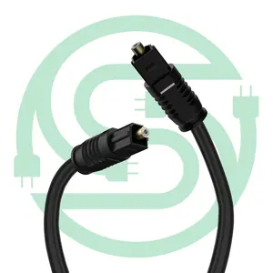 Individueller 1M Fernseher Digital Goldstück zu Stück Verbinder Glasfaser Toslink Tonkabel Kabel für Lautsprecher Mikrofon