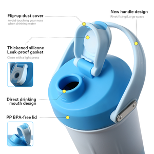 Shaker Portatile Antigoccia con Infusore per Palestra, Fitness e Sport - Product Image 3