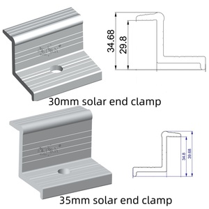 Système de montage solaire pour toit plat en aluminium 10 °   Support de panneau solaire pré-assemblé à angle fixe en forme de D |   Art Sign - Product Image 4