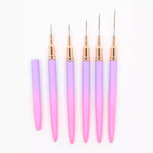 Japanese-style Nail Art Pull Pen Gradient Color Metal Rod Flower Painting Cross-border Factory