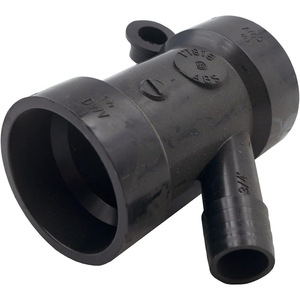 Tubo de drenaje en forma de W 60519 de plástico ABS para drenaje de condensado de lavavajillas - Product Image 1