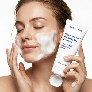 Gel detergente viso per l'acne sviluppato da dermatologi con Centella Asiatica e APG per una pelle chiara, a marchio privato - Product Image 1