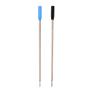 Lage Moq Bal Punt Navulling Zwart Blauw Inkt Metalen Vervangbare Pen Navulling Balpen Voor Voorraad - Product Image 1