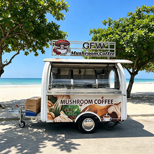 Remolque de Comida Rápida de Alta Calidad, Totalmente Equipado, de 3 Metros, para Café, Bebidas Frías, Carrito de Snacks, Venta de Té de Burbujas, Food Truck - Product Image 1