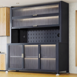 Étagère de rangement de cuisine multifonctionnelle à plusieurs niveaux, de style nouveau 2025, de haute qualité, <span class=keywords><strong>pour</strong></span> <span class=keywords><strong>micro</strong></span>-<span class=keywords><strong>ondes</strong></span>, bols, fours <span class=keywords><strong>et</strong></span> casseroles - Product Image 1