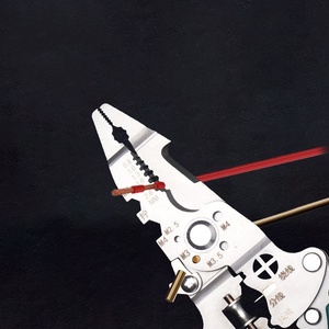 Pelacables Multifuncional Plegable, Herramienta de Corte y Pelado Ahorradora de Esfuerzo, Alicates Especiales para Electricistas, N en 1, Práctico - Product Image 5