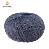 Hilo de encaje 100% de alpaca bebé para tejer a mano, hilo suave y agradable para la piel para bufandas