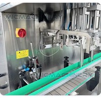 Machine de remplissage et de bouchage automatique à grande vitesse de 1 à 5 L pour plusieurs types de bouteilles, avec suivi de la température