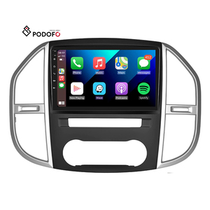 Podofo 10 "Android Autoradio pour <span class=keywords><strong>Mercedes</strong></span>-<span class=keywords><strong>Benz</strong></span> <span class=keywords><strong>Vito</strong></span> 2016 Autoradio Autoradio Carplay Android Auto GPS Wifi Hifi RDS - Product Image 1