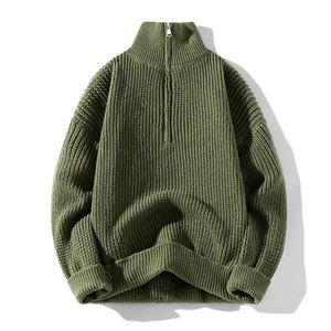 Suéter con Logotipo Personalizado, Patrón de Alta Calidad, Manga Larga, Cuello Redondo, Tejido de Punto, Invierno, Algodón, para Hombre - Product Image 1