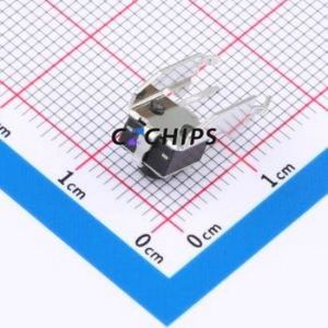 GT-TC102B-H055-L1 Tactile Switch Through hole,6.1x6.1mm Switch Single Pole Single Throw Round Button 2.5N Right Angle Insert - Product Image 2