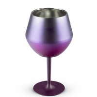 cadeau de fête 414ml gobelet amovible Double paroi 304 acier inoxydable isolé sous vide mariage Champagne rouge vin verre tasse