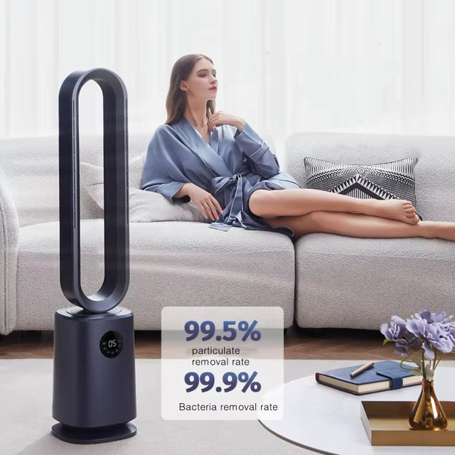 Newest Hot Sale Portable Electric HEPA 13 Activated Carbon Air Purifier with Remote Control for Home Office PM2.5 Air Filter