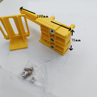 Gabarit de perçage rapide pour chevilles en bois, en plastique ABS, système de gabarit de poche portable, perforateur de trous pour forets de 6/8/10 mm pour joints à chevilles en menuiserie