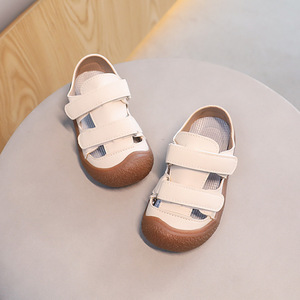 Sandales pour tout-petits antidérapantes à semelle souple, sandales de plage pour garçons et filles, sandales de sport d'extérieur, chaussures d'été décontractées en caoutchouc pour enfants - Product Image 3