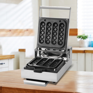 เครื่องทําแท่งไฟฟ้าเชิงพาณิชย์โดยผู้ผลิตอุปกรณ์ครัวสแตนเลส ฮอทดอกและเครื่องทําวาฟเฟิล - Product Image 5