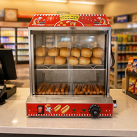 Machine à cuire les hot-dogs et à réchauffer les pains, certifiée CE, pour les petites entreprises