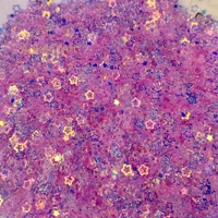 Paillettes en vrac en PVC holographiques transparentes, dorées, en forme d'étoile, de fleur et de papillon, pour nail art et Noël