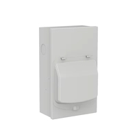 Boîtier de distribution électrique en plastique de haute qualité pour produits basse tension, personnalisable, avec disjoncteurs