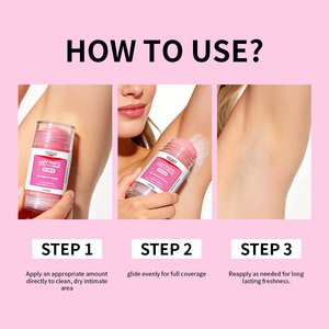 Baume déodorant anti-transpirant en gros, sans aluminium, hydratant, longue durée, parfumé, contrôle des odeurs corporelles, stick déodorant pour les parties intimes féminines - Product Image 5