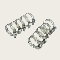 Kit de colliers de serrage en G réglables en acier inoxydable galvanisé pour tuyaux de 6 à 29 mm, pinces de carburant, colliers de serrage pour intercooler et tubes de plomberie métriques