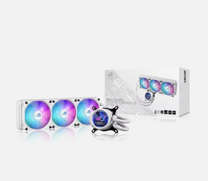 ใหม่ Strix LC III 360 ARGB สโนว์ไวท์คูลเลอร์2.1นิ้วจอแอลซีดีแบริ่งของเหลวในการเล่นเกมระบายความร้อน AIO CPU ใหม่ stri - Product Image 3