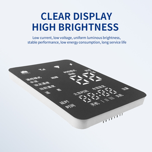 OEM tùy chỉnh LED hiển thị ánh sáng trắng ánh sáng cao bán buôn treo tường nhiệt độ thời gian điều khiển màn hình LED hiển thị bảng điều chỉnh - Product Image 3