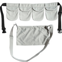 Sac de drainage post-opératoire pour poitrine, ovale, à double compartiment, confortable et respirant, pour soins thoraciques, avec ceinture de douche