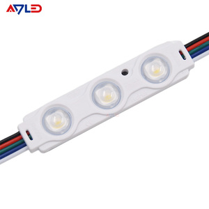 Module LED RGB 12V, LED Pixel WS2811 RGBW, enseigne lumineuse, 5050, étanche, 1,08W, module LED professionnel, IP65, RGBW, 3 lentilles, signalétique LED - Product Image 1