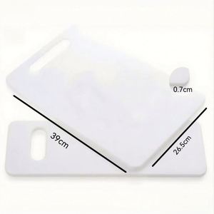 Tabla de Cortar de Plástico Resistente con Logotipo Personalizado, Tabla de Cortar Vegetales de Grado Alimenticio con Orificio para Colgar, Utensilios de Cocina Coloridos - Product Image 4