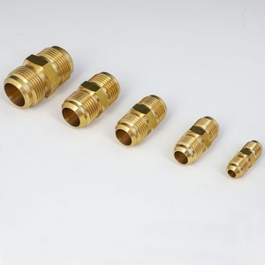 Fitting Pipa Udara Kuningan Berulir Lurus Hexagonal Pneumatik Pria Wanita Buatan Cina - Product Image 6