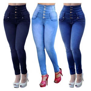 <span class=keywords><strong>Jeans</strong></span> de Mezclilla Elásticos con Lavado Vintage, Levanta Glúteos, Efecto <span class=keywords><strong>Push</strong></span>-<span class=keywords><strong>Up</strong></span>, <span class=keywords><strong>Jeans</strong></span> de Compresión para Mujer, <span class=keywords><strong>Jeans</strong></span> Vintage Sexys que Realzan los Glúteos - Product Image 1