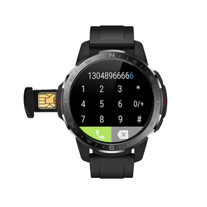 2022 Hot Sport Tracker Camara Reloj Smart Watch Supported Sim 4G Video Call Android Mobile Smartwatch With Earbuds