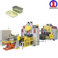 Poinçon portique multimode CNC pour sauce tomate/pâte poisson thon sardine 2 pièces boîte de conserve ligne de production
