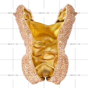 Pochette de Soirée de Luxe en Strass Lion Scintillant, Sac à Main en Cristal Roi des Bêtes pour Femme, Idéal pour Club et Mariage - Product Image 3