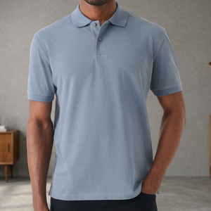 Polo en piqué de coton 100% pour hommes - Product Image 4