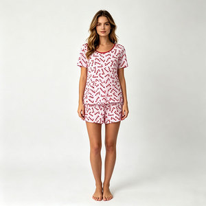<b>Christmas</b> Pajamas for Women Bamboo Cotton Modal Sleepwear Set Holiday <b>Pjs</b> Women's Clothing for Home Comfort Nightwear for <b>Ladies</b> - Product Image 3