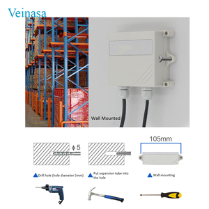 Veinasa-TH-FT Higrómetro de Pared para Interiores, Sensor de Temperatura y Humedad Modbus RS485 para Invernadero, Personalizable ODM OEM V - Product Image 5