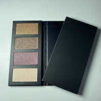 Cosmétiques 6 couleurs poudre à reflets scintillante étiquette privée surligneur de visage maquillage Contour surligneur Palette