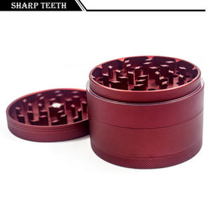 Trituradora de aleación de zinc de 63mm, tienda de humo libre de estática de 4 capas, venta al por mayor, descuento de 1000, accesorios para fumar - Product Image 2