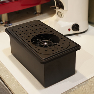Enjuagador de Vasos para Encimera con Caja de Drenaje, Lavador Automático de Tazas de Alta Presión para Cafetería, Bar, Cocina, Lavavajillas de ABS Negro - Product Image 3