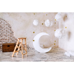 Compleanno Baby Shower neonato Photophone Moon Stars <span class=keywords><strong>nuvole</strong></span> fiori Candy Child Portrait Photography fondali <span class=keywords><strong>sfondi</strong></span> - Product Image 1