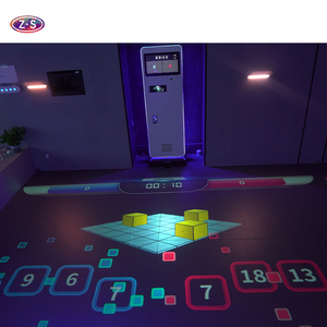 48 jeux de projection interactive au sol, jeu à pièces, <span class=keywords><strong>projecteur</strong></span> <span class=keywords><strong>interactif</strong></span> mobile pour événements d'entreprise - Product Image 6