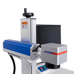 Machine de gravure laser à fibre rotative YHS intelligente à haut niveau de sécurité, machine de marquage de bureau - Product Image 5