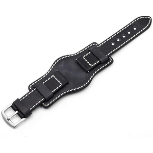 Bracelets de <span class=keywords><strong>montre</strong></span> de luxe en <span class=keywords><strong>cuir</strong></span> vintage en promotion – 20 mm, 22 mm, 24 mm - Product Image 3