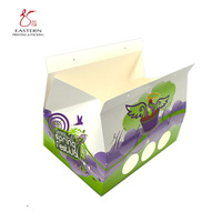 Boîte à desserts jetable portable pour gâteaux, tarte aux œufs, hamburgers, Mousse, boîte d'emballage de bonbons, boîte de boulangerie avec logo personnalisé