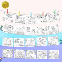 Joycat mignon créatif enfants bricolage peinture Gouache Doodle livre aquarelle dessin coloriage livre ensemble jouets éducatifs