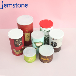 Boîte d'emballage cylindrique en carton kraft pour capsules de gel alimentaire à base de plantes, design personnalisé, recyclable, tube en papier pour poudre de protéines - Product Image 5