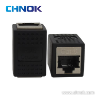 Adaptateur LAN UTP Cat5e/6, connecteur Keystone Jack 8P8C, prolongateur de câble Ethernet, coupleur en ligne RJ45 femelle-femelle, emballage PVC RJ11